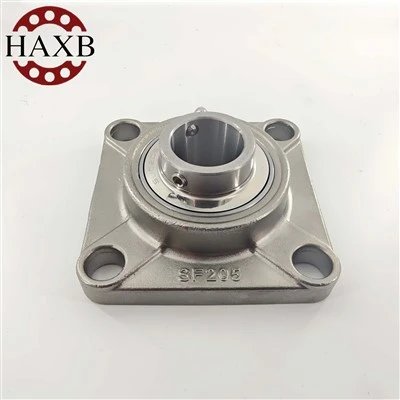Suport cu 4 găuri din inox UCF205 - 25 mm alezaj